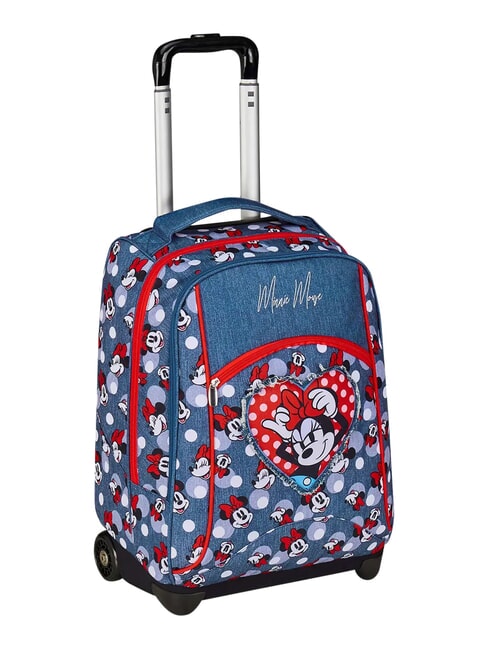 PRETTIED UP Zaino trolley 2 ruote, fisso denim - Zaini con carrello