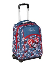 MINNIE MOUSE PRETTIED UP Zaino trolley 2 ruote, fisso denim - Zaini con carrello - 3
