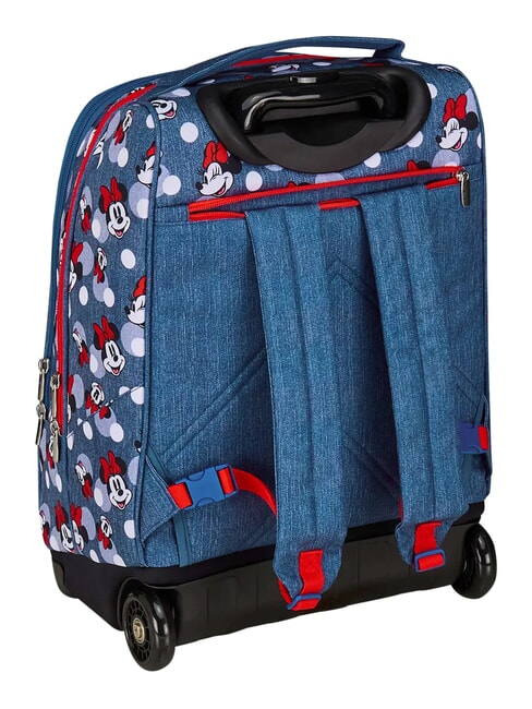 PRETTIED UP Zaino trolley 2 ruote, fisso denim - Zaini con carrello