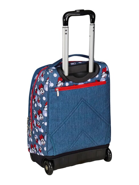 PRETTIED UP Zaino trolley 2 ruote, fisso denim - Zaini con carrello