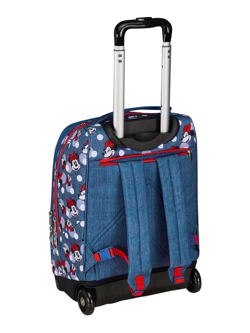 PRETTIED UP Zaino trolley 2 ruote, fisso denim - Zaini con carrello