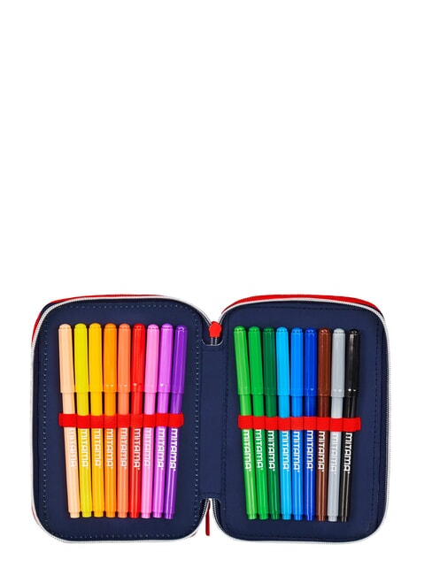 HANG TIME Astuccio a 3 zip lightblue - Astucci e Accessori