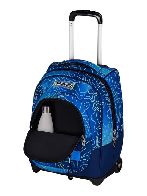 NUANCED Zaino trolley 2 ruote, fisso bluedeep - Zaini con carrello