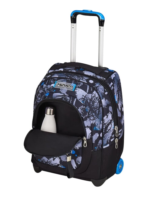 HUE E WRITES Zaino trolley 2 ruote, fisso reflex blue - Zaini con carrello