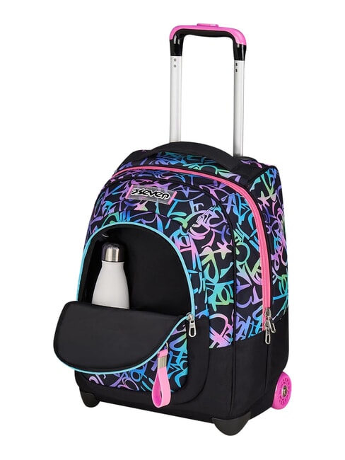 SPRINKLING Zaino trolley 2 ruote, fisso fuxiafluo - Zaini con carrello