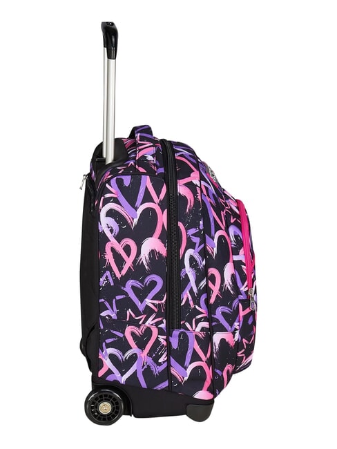 LOVELY ELEMENTS Zaino trolley 2 ruote, fisso framboise rose - Zaini con carrello