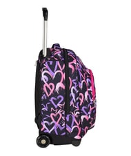 SEVEN LOVELY ELEMENTS Zaino trolley 2 ruote, fisso framboise rose - Zaini con carrello - 7