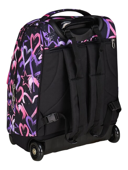 LOVELY ELEMENTS Zaino trolley 2 ruote, fisso framboise rose - Zaini con carrello