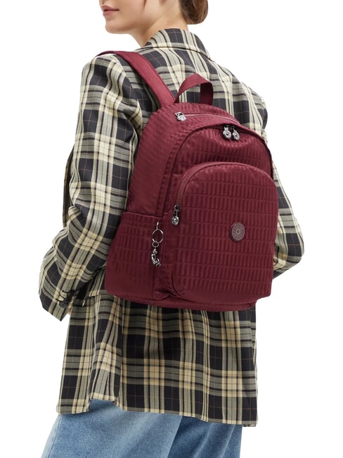 DELIA M Zaino maroon tile jacquard - Zaini Scuola & Tempo Libero