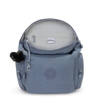 KIPLING CITY ZIP S Zaino con flap blue stone - Borse Donna - 3