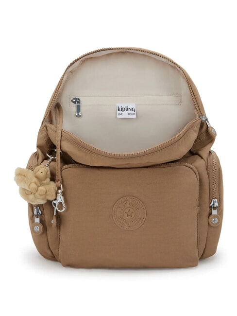 CITY ZIP S Zaino con flap early tan - Borse Donna