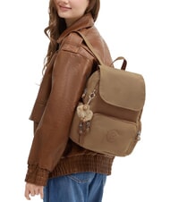 KIPLING CITY ZIP S Zaino con flap early tan - Borse Donna - 4