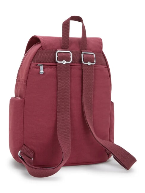 CITY ZIP S Zaino con flap lounge wine - Borse Donna