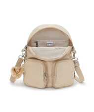 KIPLING FIREFLY UP CONVERTIBLE Zaino  sparkled beige - Borse Donna - 3