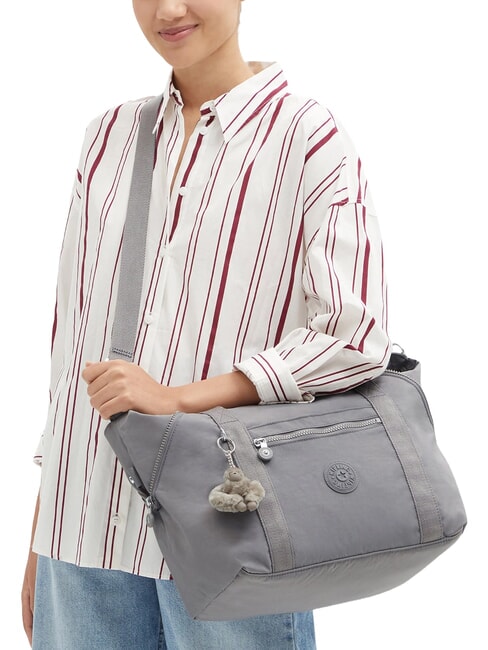 ART TOTE M Shopper con tracolla inviting grey - Borse Donna