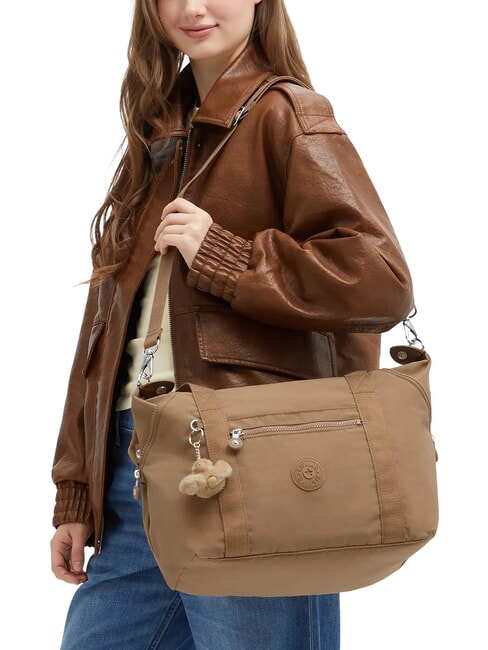 ART TOTE M Shopper con tracolla early tan - Borse Donna