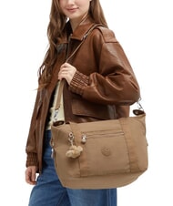 KIPLING ART TOTE M Shopper con tracolla early tan - Borse Donna - 5