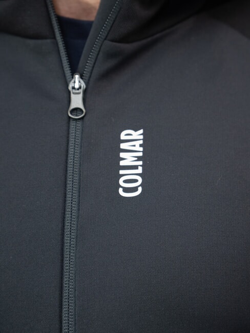 ACTIVE MOVEMENT Felpa con cappuccio black - Felpe Uomo