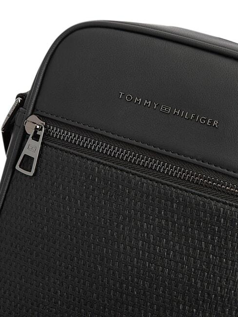 TH WOVEN Borsello piccolo con taschino black - Tracolle Uomo