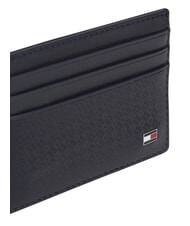 TOMMY HILFIGER TH EMBOSSED Porta carte di credito, in pelle space blue - Portafogli Uomo - 4