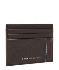 TOMMY HILFIGER TH CENTRAL Porta carte di credito, in pelle coffee bean - Portafogli Uomo - 3
