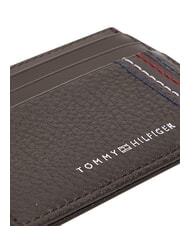 TOMMY HILFIGER TH CENTRAL Porta carte di credito, in pelle coffee bean - Portafogli Uomo - 4