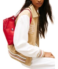 TOMMY HILFIGER TJ CITY CHARM Borsa a spalla sapphire red - Borse Donna - 2