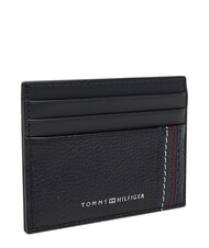 TOMMY HILFIGER TH CENTRAL Porta carte di credito, in pelle space blue - Portafogli Uomo - 3