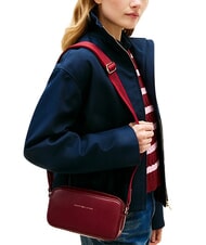 TOMMY HILFIGER TH ESSENTIAL Borsa mini, a tracolla velvet maroon - Borse Donna - 2