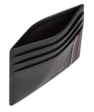 TOMMY HILFIGER TH CENTRAL Porta carte di credito, in pelle black - Portafogli Uomo - 3
