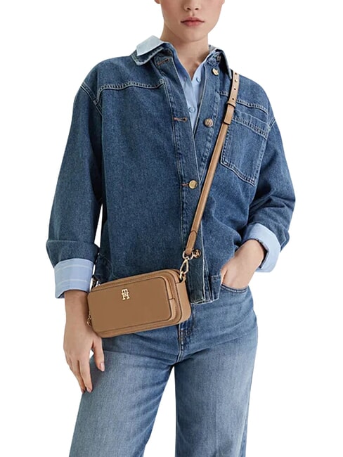 TH DAILY Borsa a spalla, con tracolla safari canvas - Borse Donna