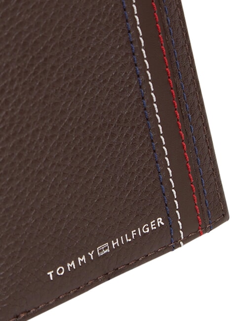 TH CENTRAL Portafoglio e porta card, in pelle coffee bean - Portafogli Uomo