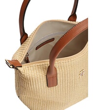 TOMMY HILFIGER POPETTE Borsa a spalla, con tracolla sand mono - Borse Donna - 4
