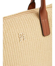 TOMMY HILFIGER POPETTE Borsa a spalla, con tracolla sand mono - Borse Donna - 5