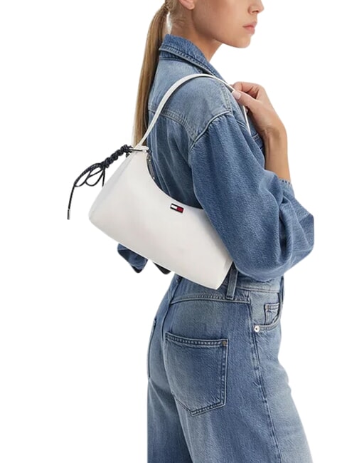 TJ CITY CHARM Borsa a spalla ecru quilted - Borse Donna