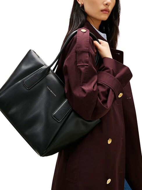 TH ESSENTIAL Borsa a spalla black - Borse Donna