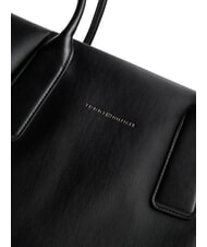 TOMMY HILFIGER TH ESSENTIAL Borsa a spalla black - Borse Donna - 5