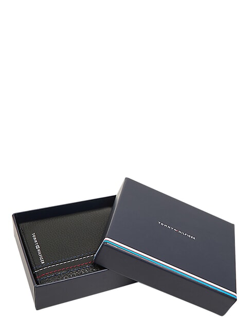 TH CENTRAL Portafoglio e porta card, in pelle black - Portafogli Uomo