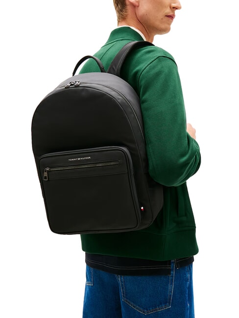 TH REPREVE Zaino con tasca frontale black - Zaini Scuola & Tempo Libero