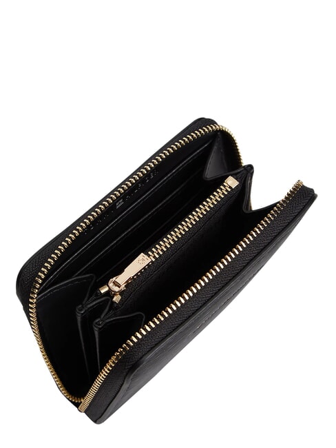 TH MODERN Portafoglio compatto, ziparound black - Portafogli Donna