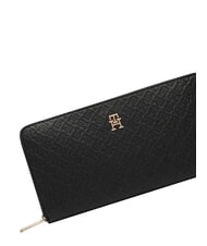 TOMMY HILFIGER TH ICON Portafoglio grande, ziparound black - Portafogli Donna - 3