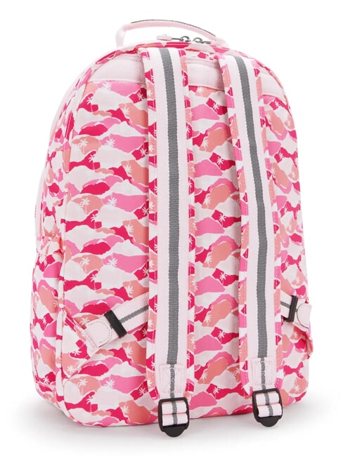 SEOUL LAP Zaino con tasca porta pc 15" pink palm - Zaini Scuola & Tempo Libero