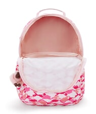 KIPLING SEOUL LAP Zaino con tasca porta pc 15" pink palm - Zaini Scuola & Tempo Libero - 4