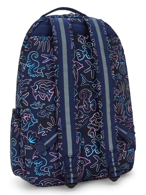 SEOUL LAP Zaino con tasca porta pc 15" disco fish - Zaini Scuola & Tempo Libero