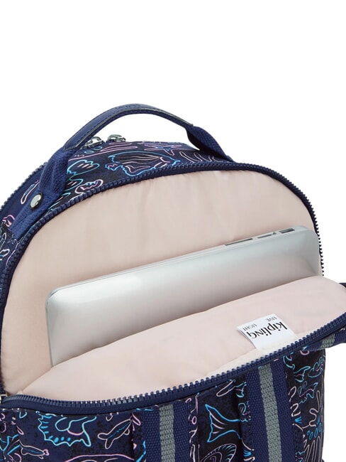 SEOUL LAP Zaino con tasca porta pc 15" disco fish - Zaini Scuola & Tempo Libero