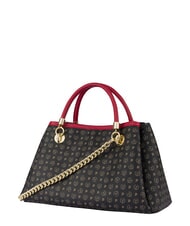 POLLINI HERITAGE  Borsa a mano con tracolla nero lacca - Borse Donna - 3