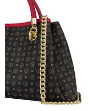 POLLINI HERITAGE  Borsa a mano con tracolla nero lacca - Borse Donna - 5