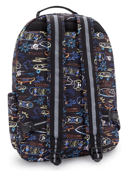 SEOUL LAP Zaino con tasca porta pc 15" neon skate - Zaini Scuola & Tempo Libero