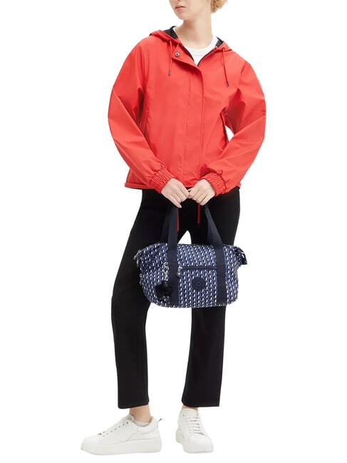 ART MINI PRINT Borsa a mano piccola 3d k blue - Borse Donna