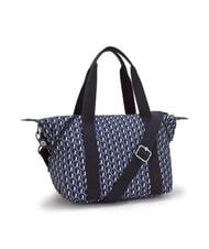 KIPLING ART MINI PRINT Borsa a mano piccola 3d k blue - Borse Donna - 4